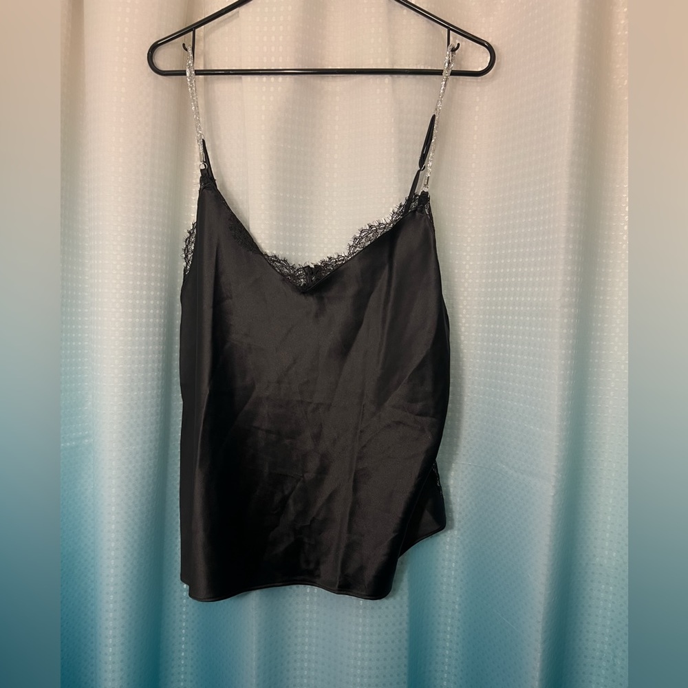 Victoria Secret two piece lingerie set. black. size XL/1X